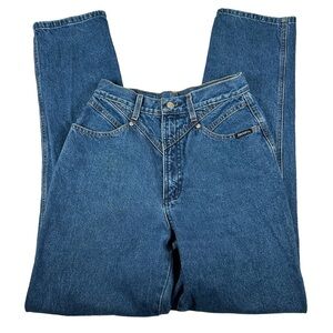 Rocky Mountain vintage western 90s dark Denim Jeans high rise long cowgirl